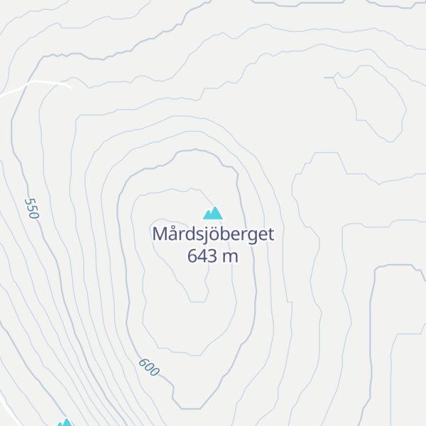 Map of Mårdsjöberget