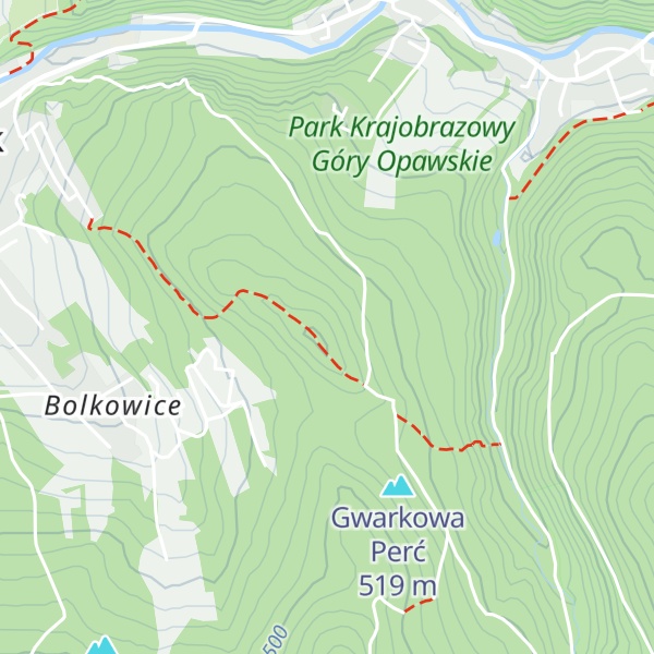 Map of Bukowa Góra