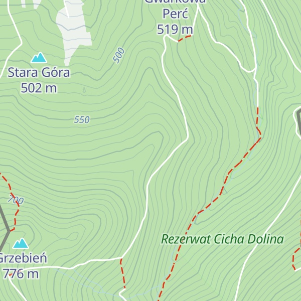Map of Pasterska Góra