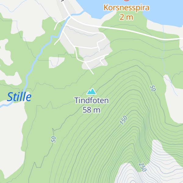 Map of Tindfoten