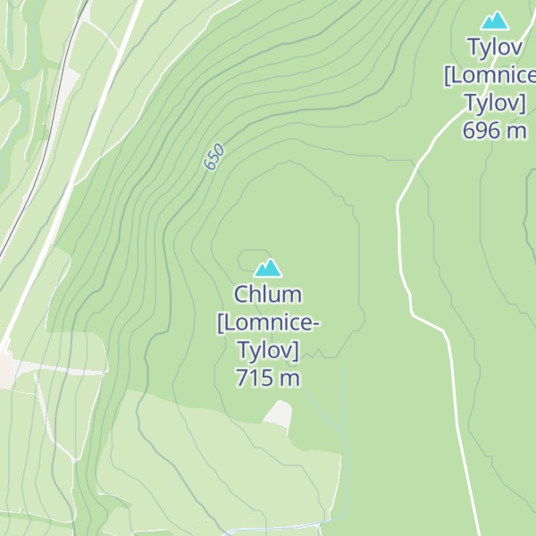 Map of Chlum [Lomnice-Tylov]