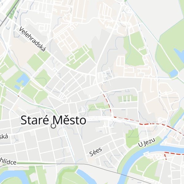 Map of Event centrum Staré Město