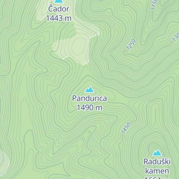 Map of Pandurica