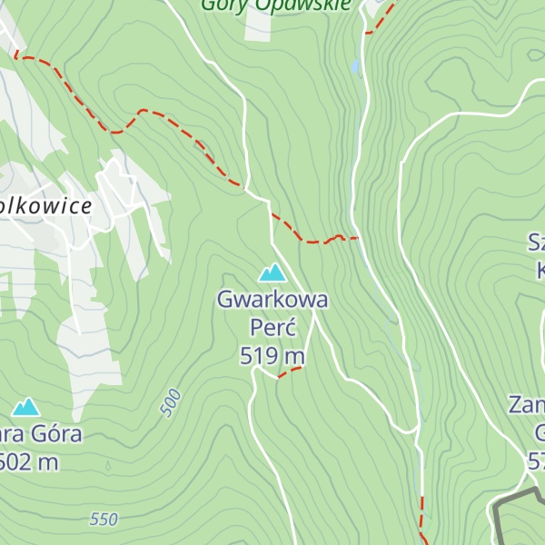 Map of Gwarkowa Perć