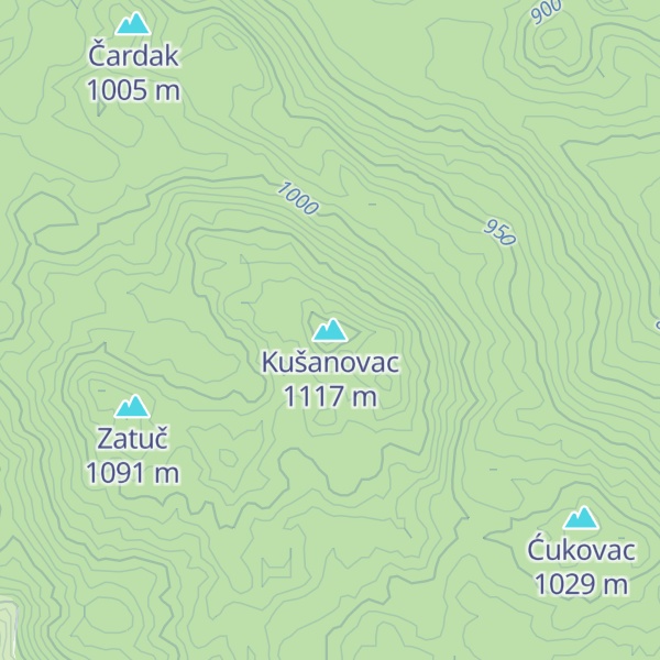 Map of Kušanovac