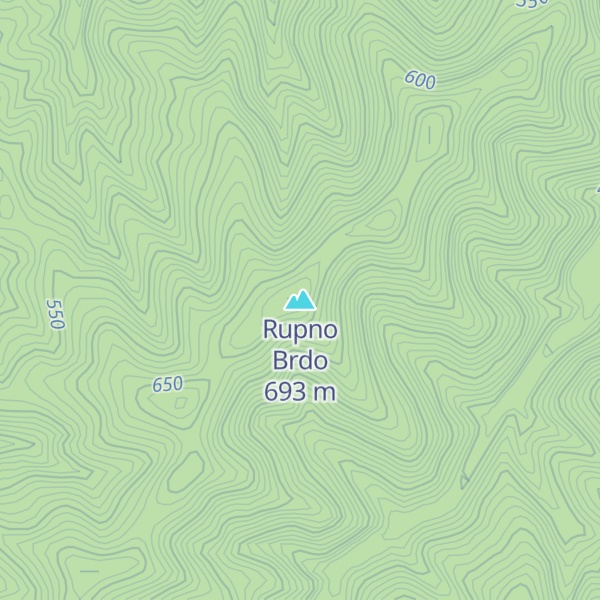 Map of Rupno Brdo