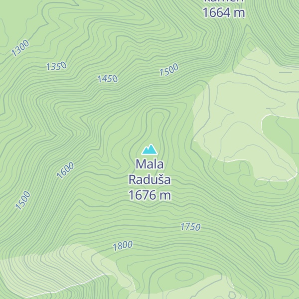 Map of Mala Raduša