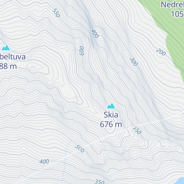 Map of Skikulen