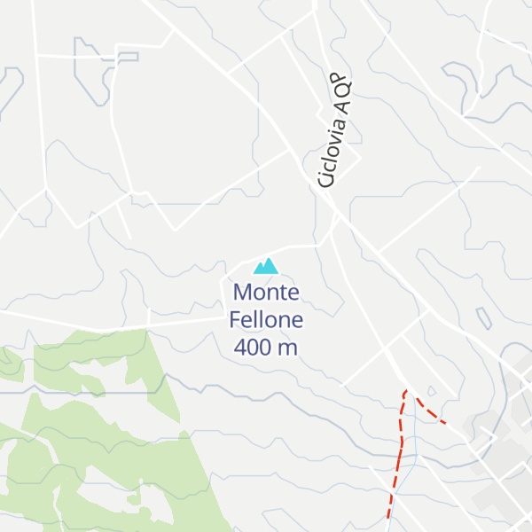 Map of Monte Fellone