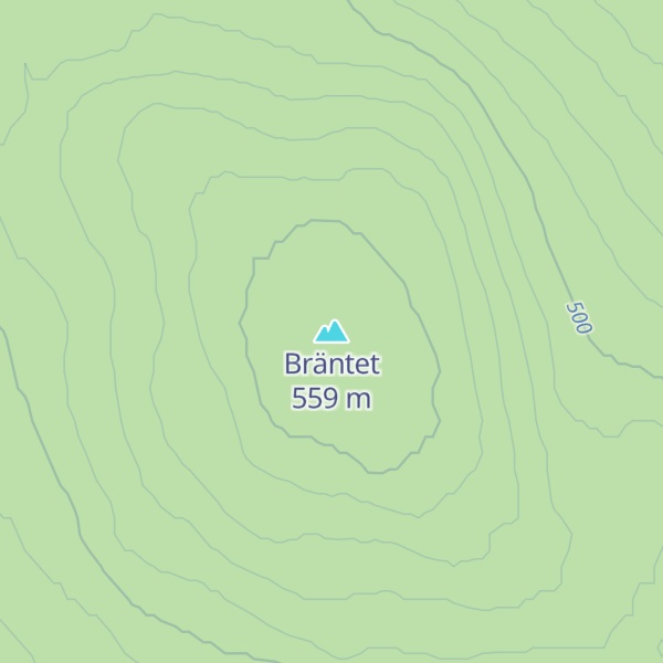 Map of Bräntet