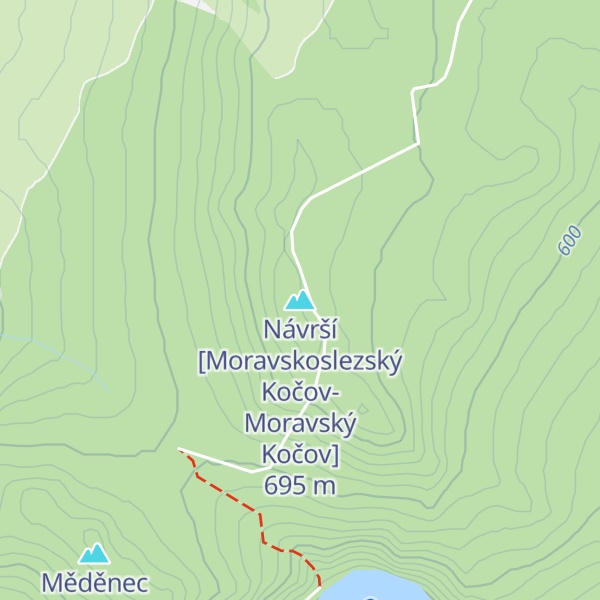 Map of Návrší [Moravskoslezský Kočov-Moravský Kočov]