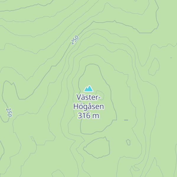 Map of Väster-Högåsen