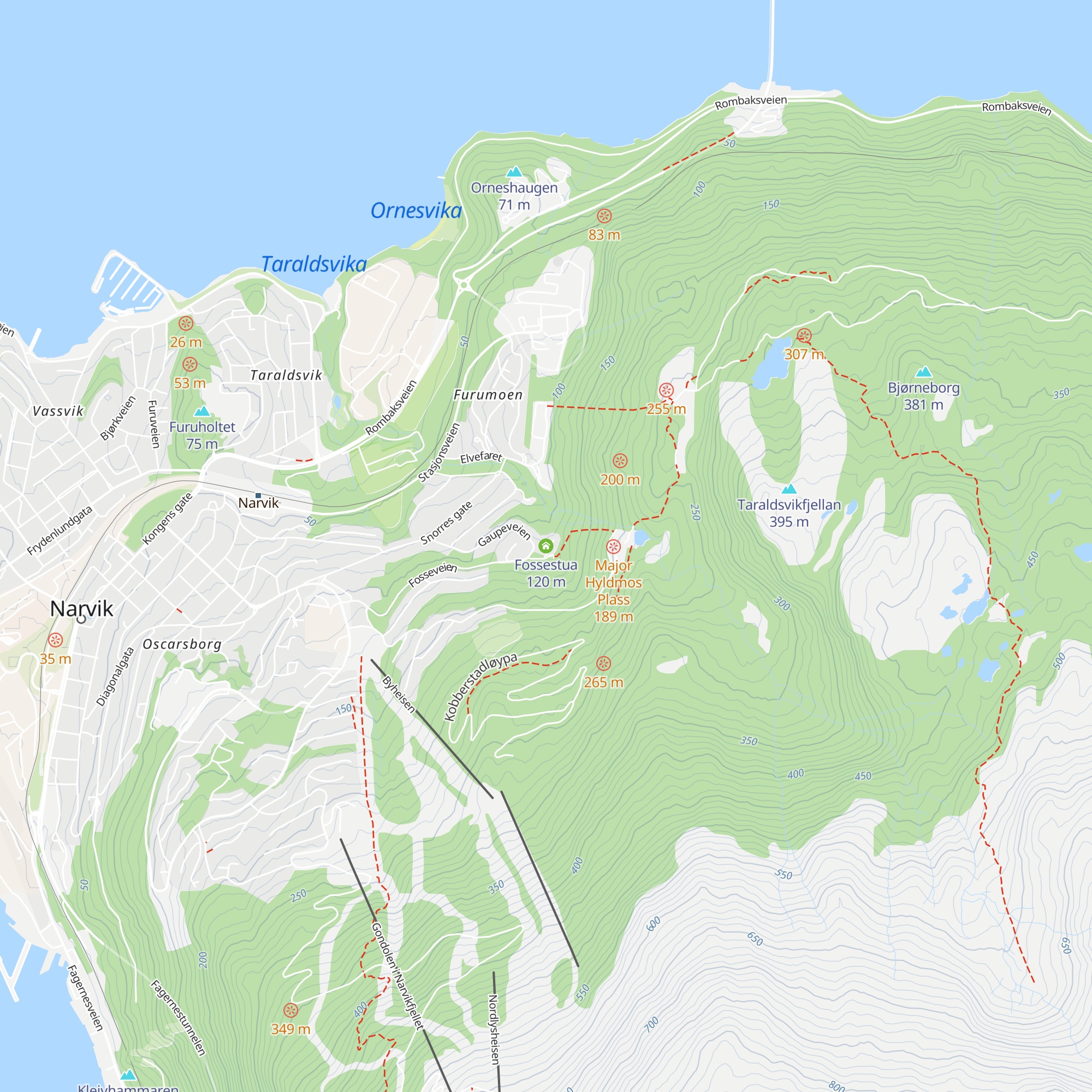 Fossestua map