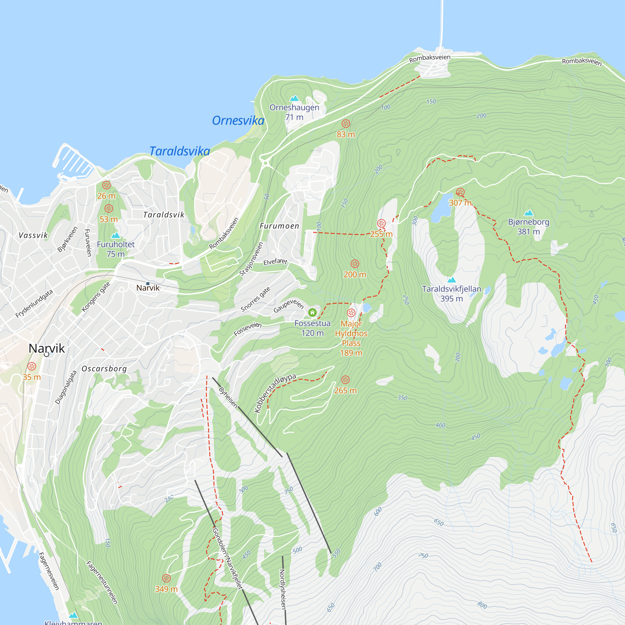 Fossestua map