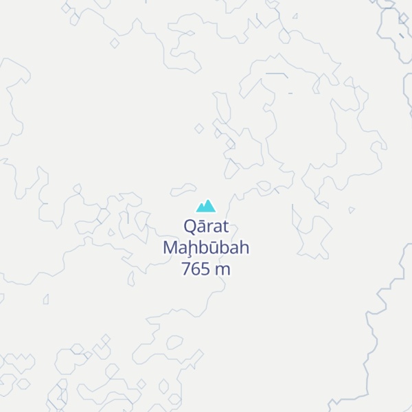 Map of Qārat Maḩbūbah