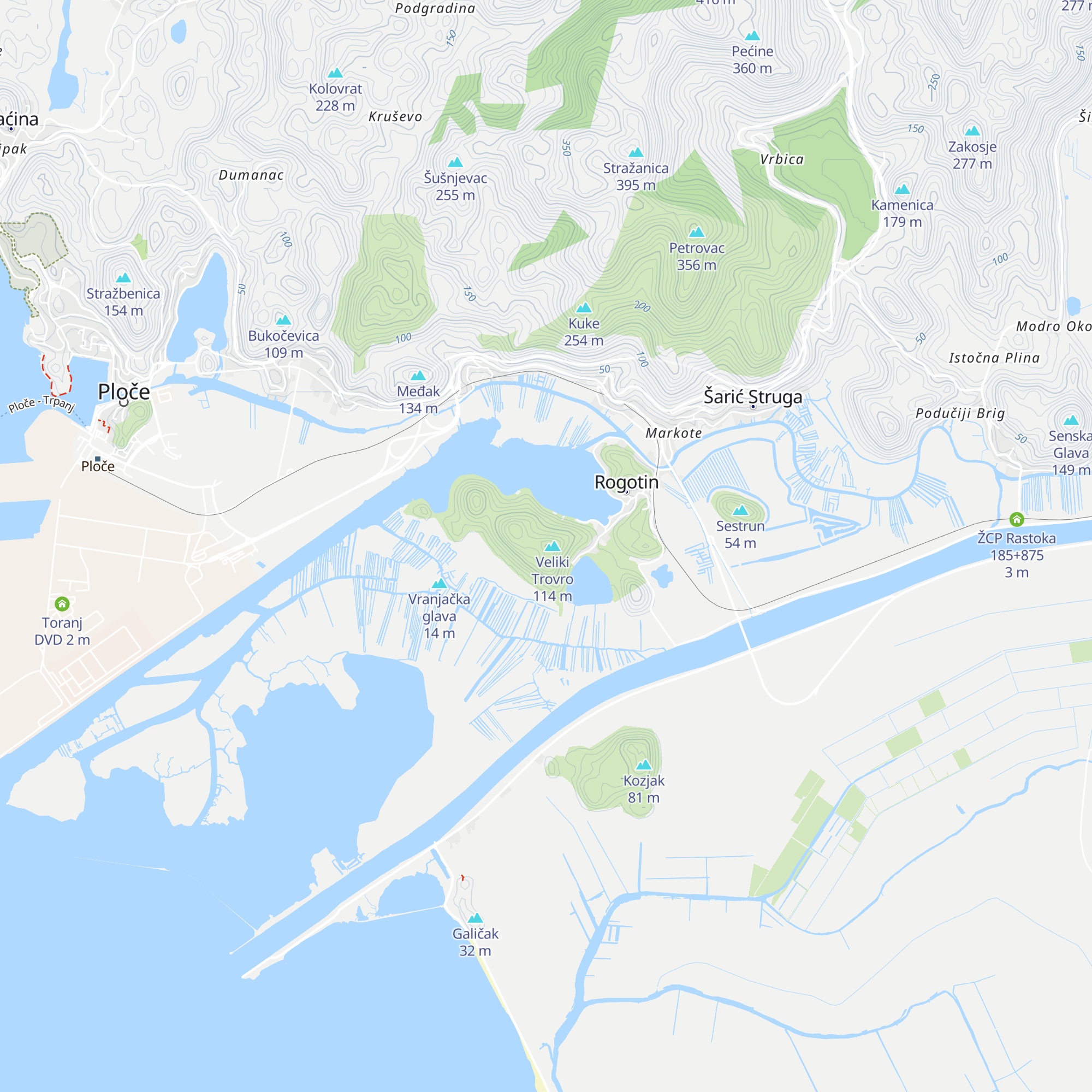 Maestral map