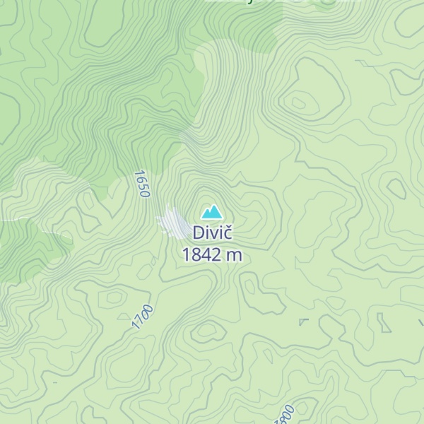 Map of Divič