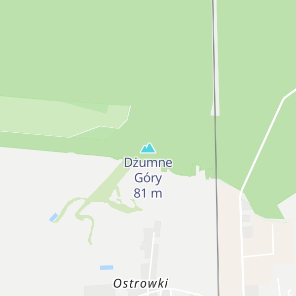 Map of Dżumne Góry