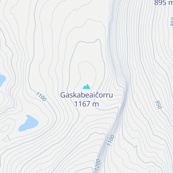Map of Gaskabeaičorru