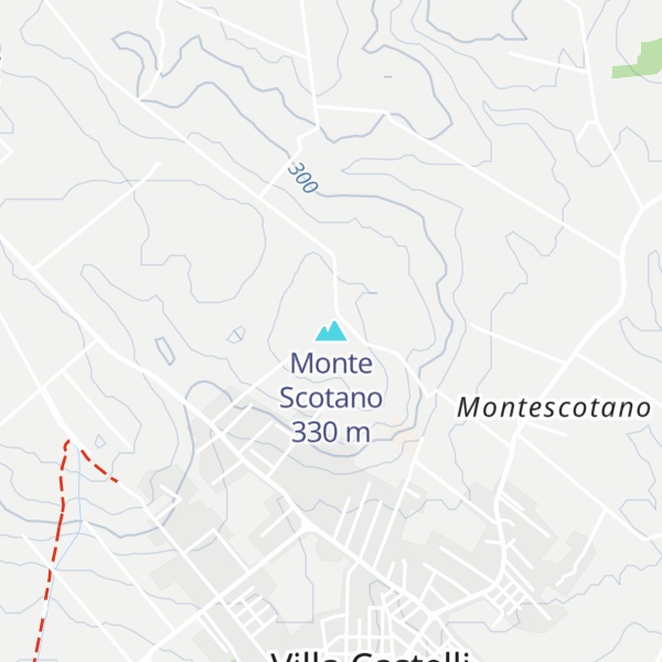 Map of Monte Scotano