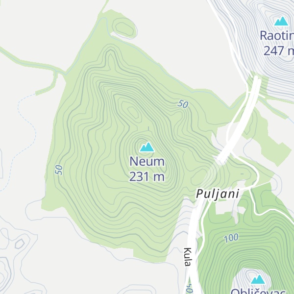 Map of Neum