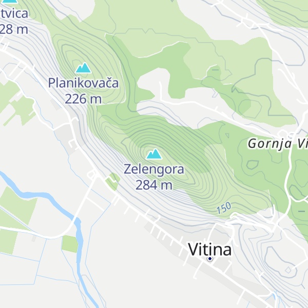Map of Zelengora
