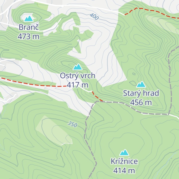 Map of Chata Starý hrad