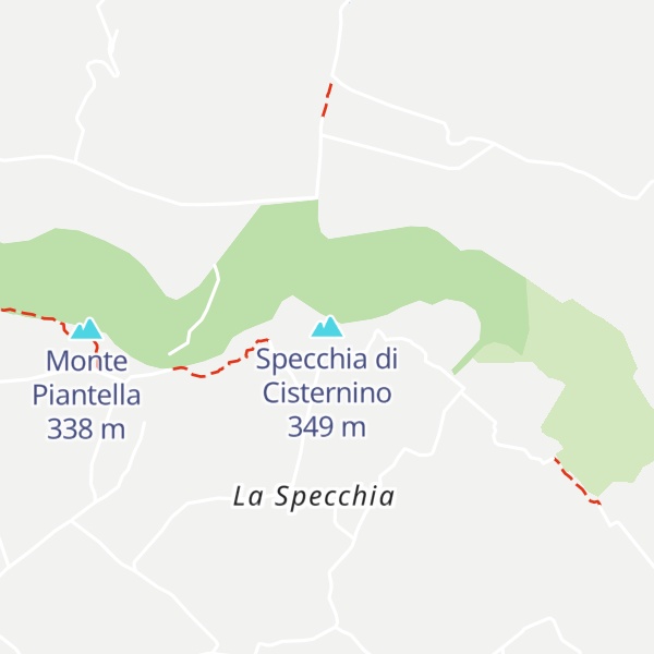 Map of Specchia di Cisternino