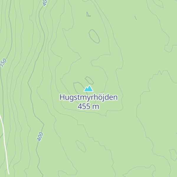 Map of Hugstmyrhöjden