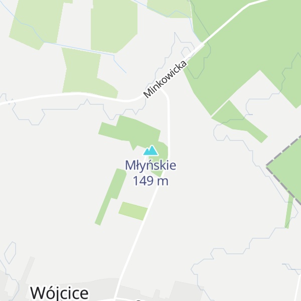 Map of Młyńskie