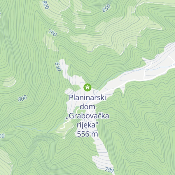 Map of Planinarski dom „Grabovačka rijeka"
