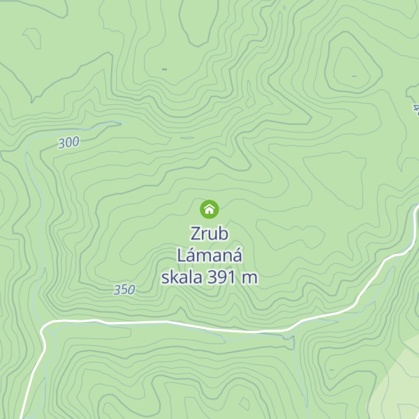 Map of Zrub Lámaná skala