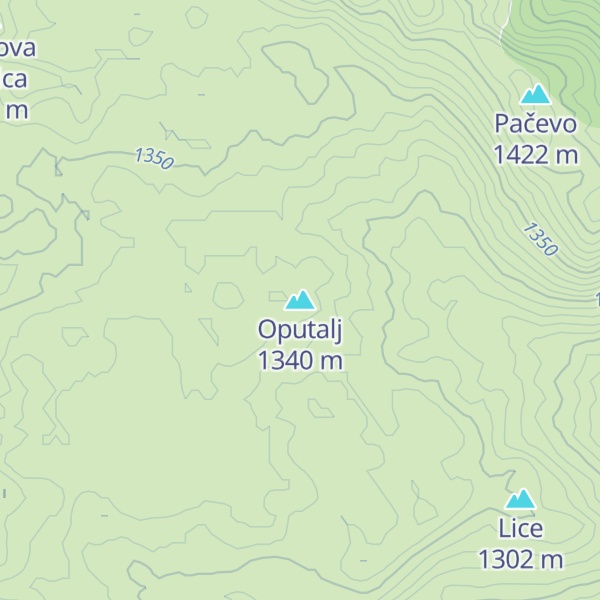 Map of Oputalj