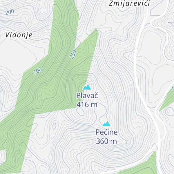 Map of Plavač