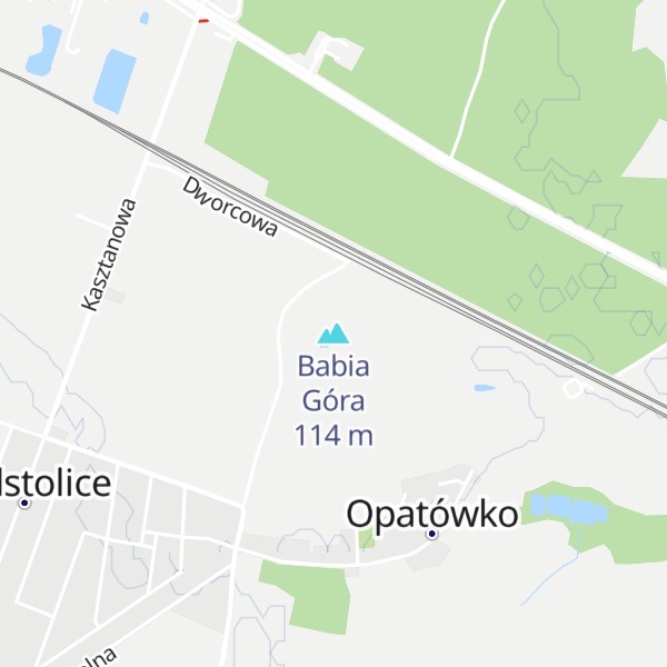 Map of Babia Góra