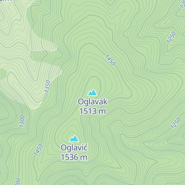 Map of Oglavak