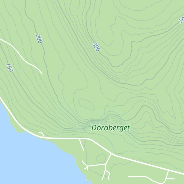 Map of Döraberget