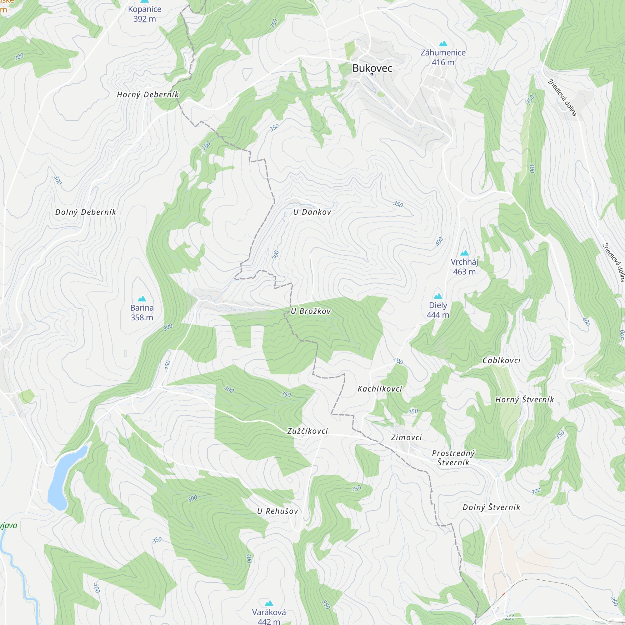 FARMA 1 - reality show TV Markíza map
