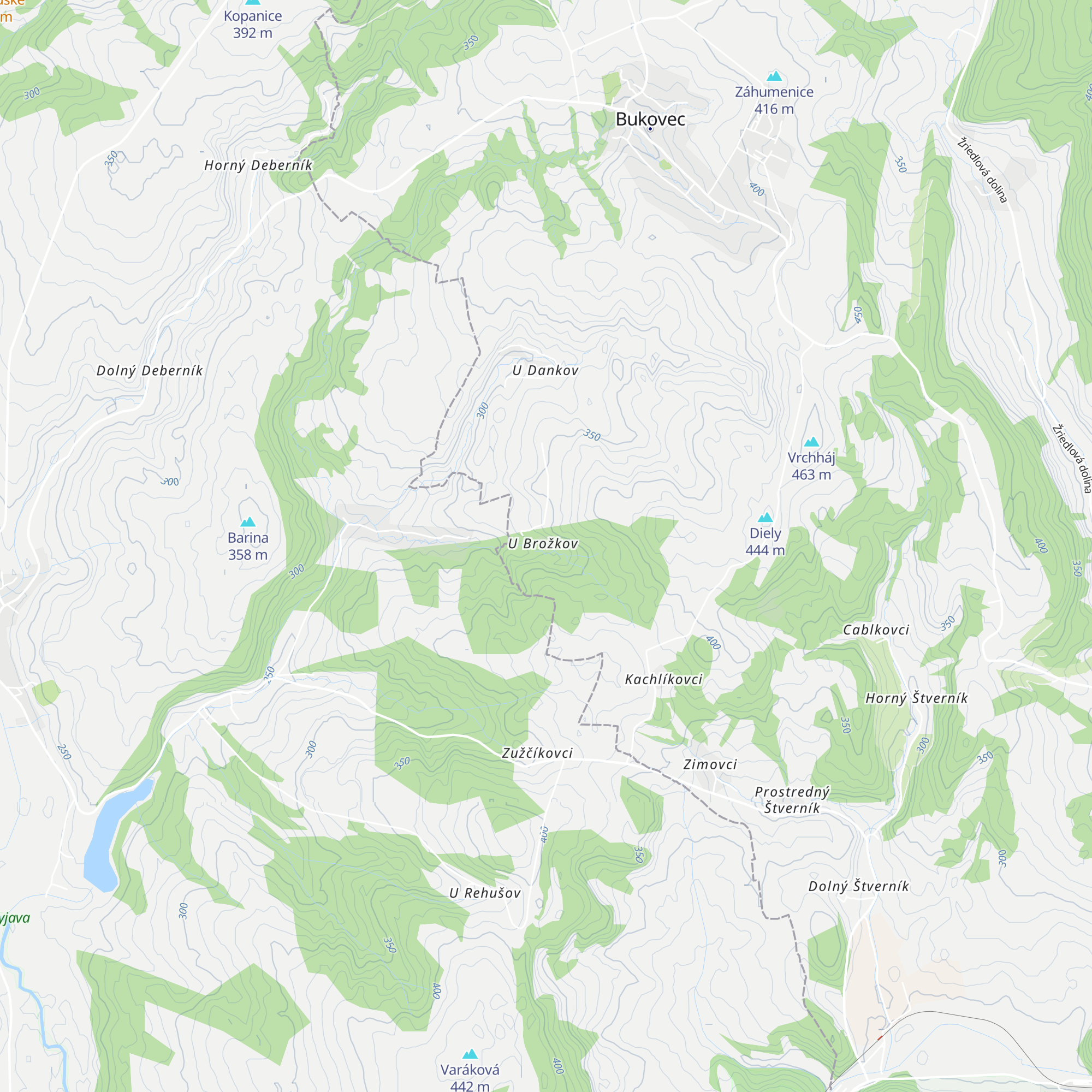 FARMA 1 - reality show TV Markíza map