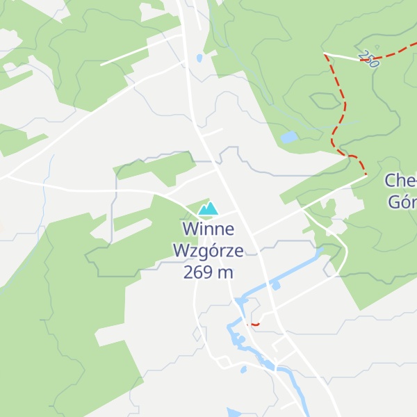 Map of Winne Wzgórze