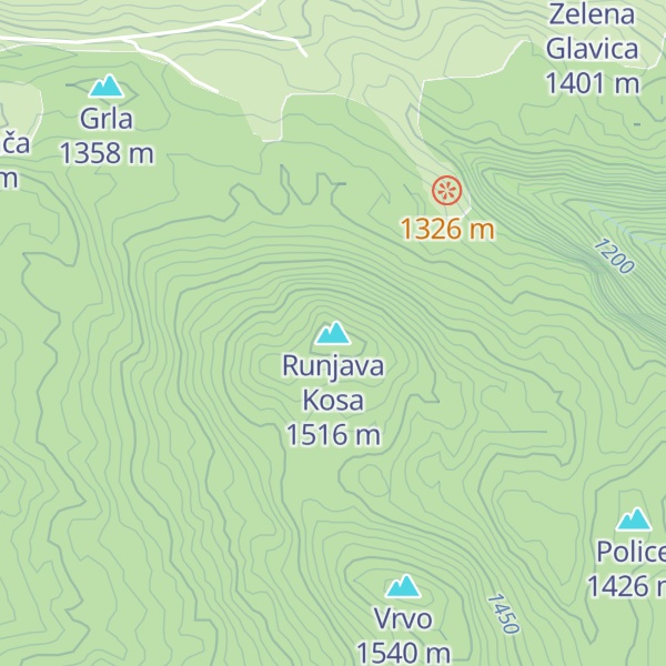 Map of Runjava Kosa