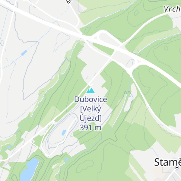 Map of Dubovice [Velký Újezd]
