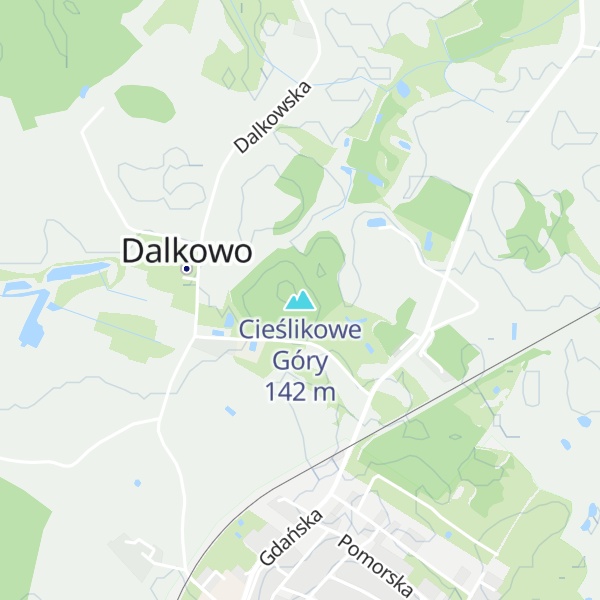 Map of Cieślikowe Góry