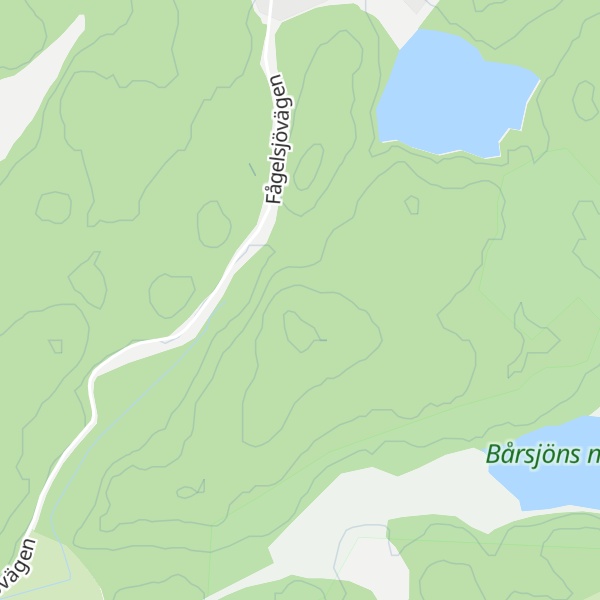 Map of Bårsjöberget