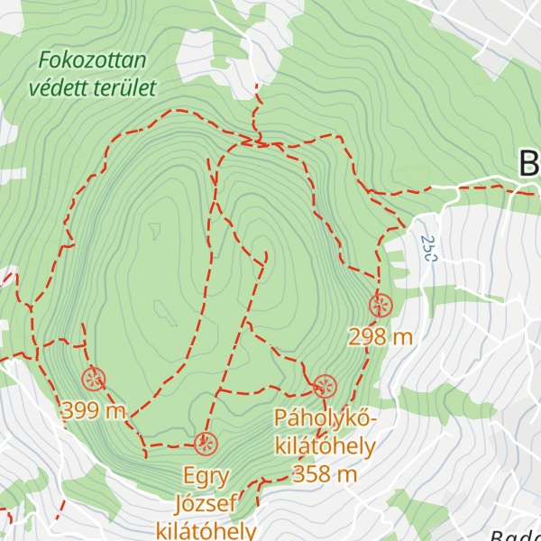 Map of Badacsony