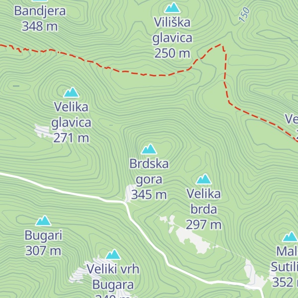Map of Brdska gora