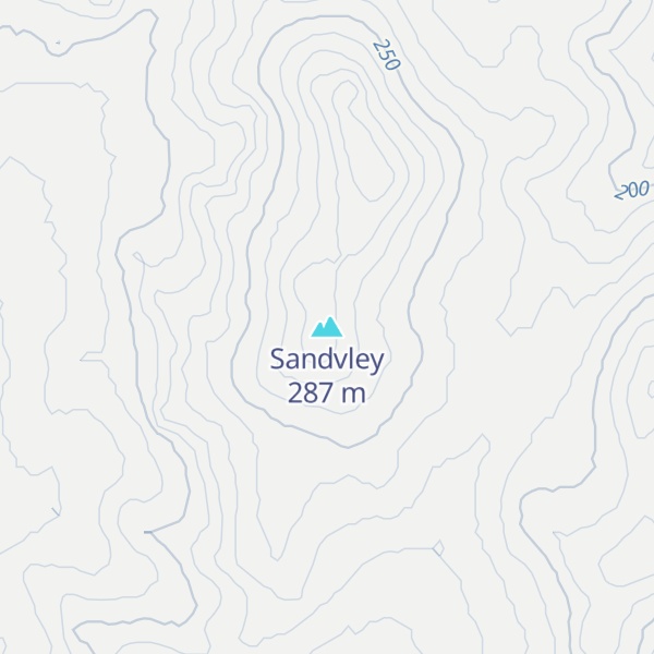 Map of Sandvley