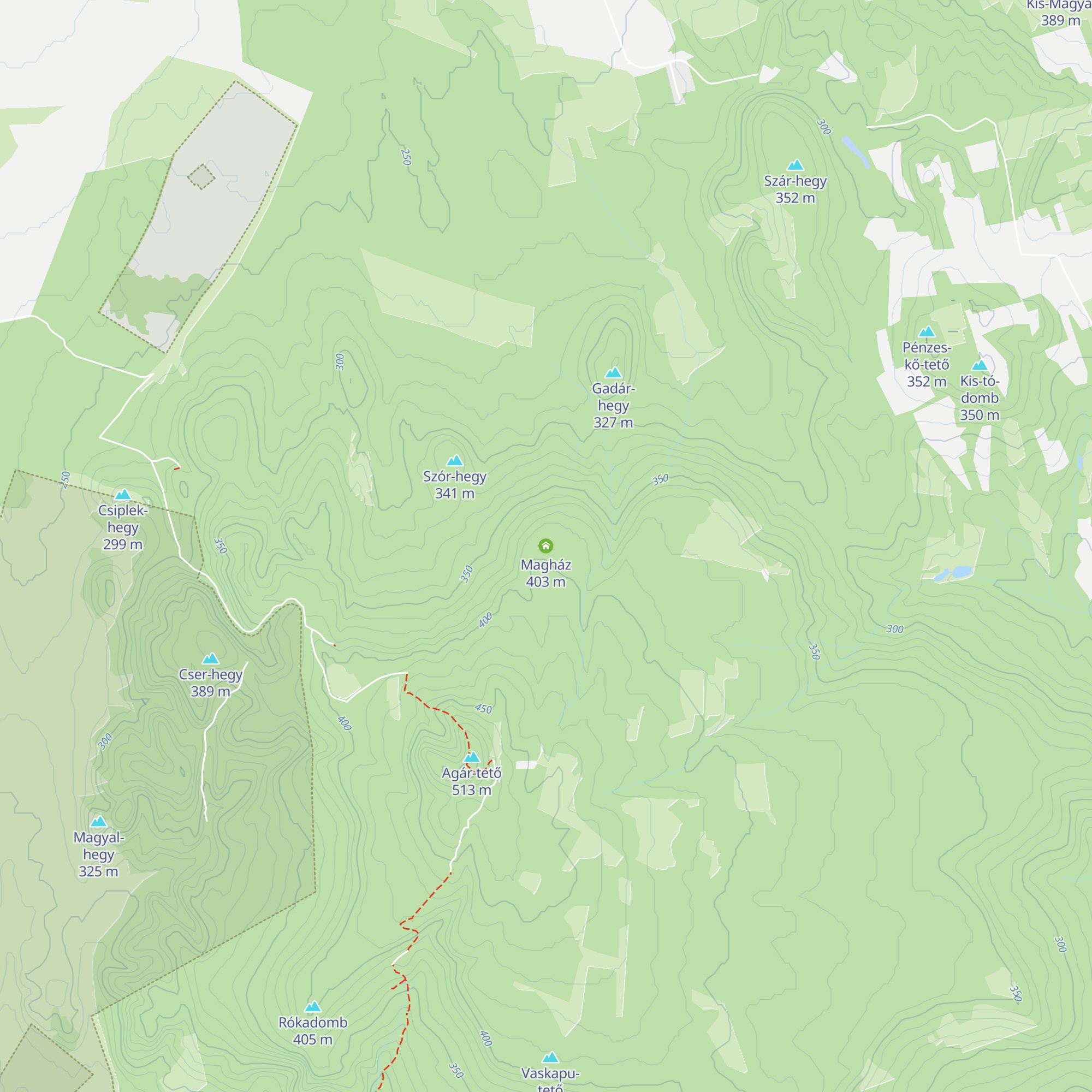 Magház map