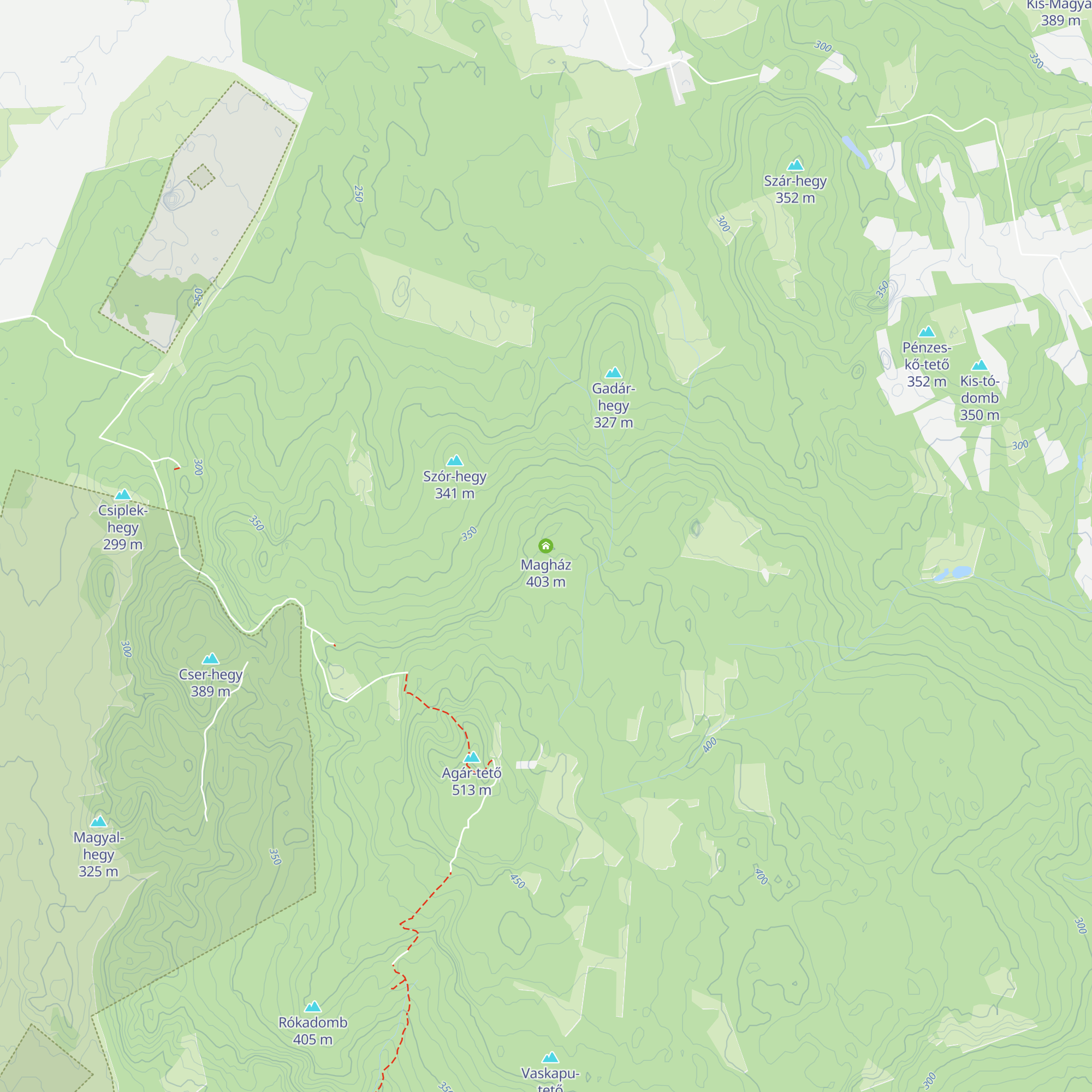Magház map