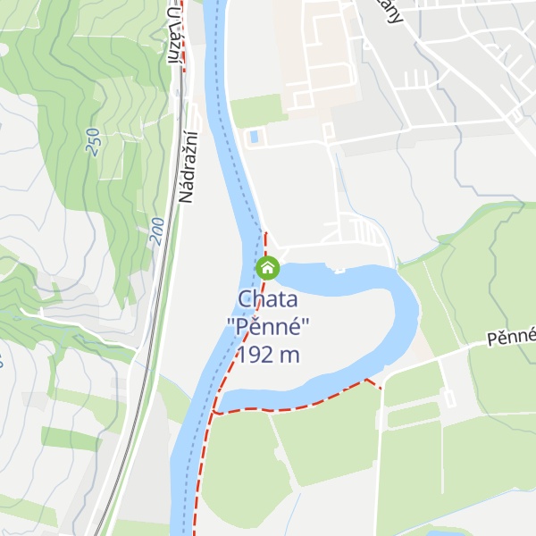 Map of Chata "Pěnné"